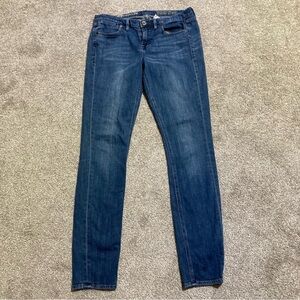 Madewell Skinny Skinny Jeans Blue Womens Size 29 Medium wash distressed